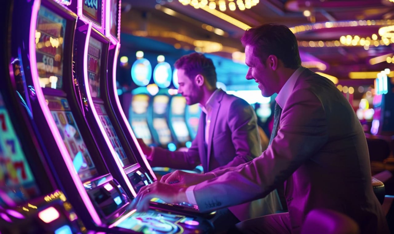 Casino-style game lobby on scatter game with slot and table game categories